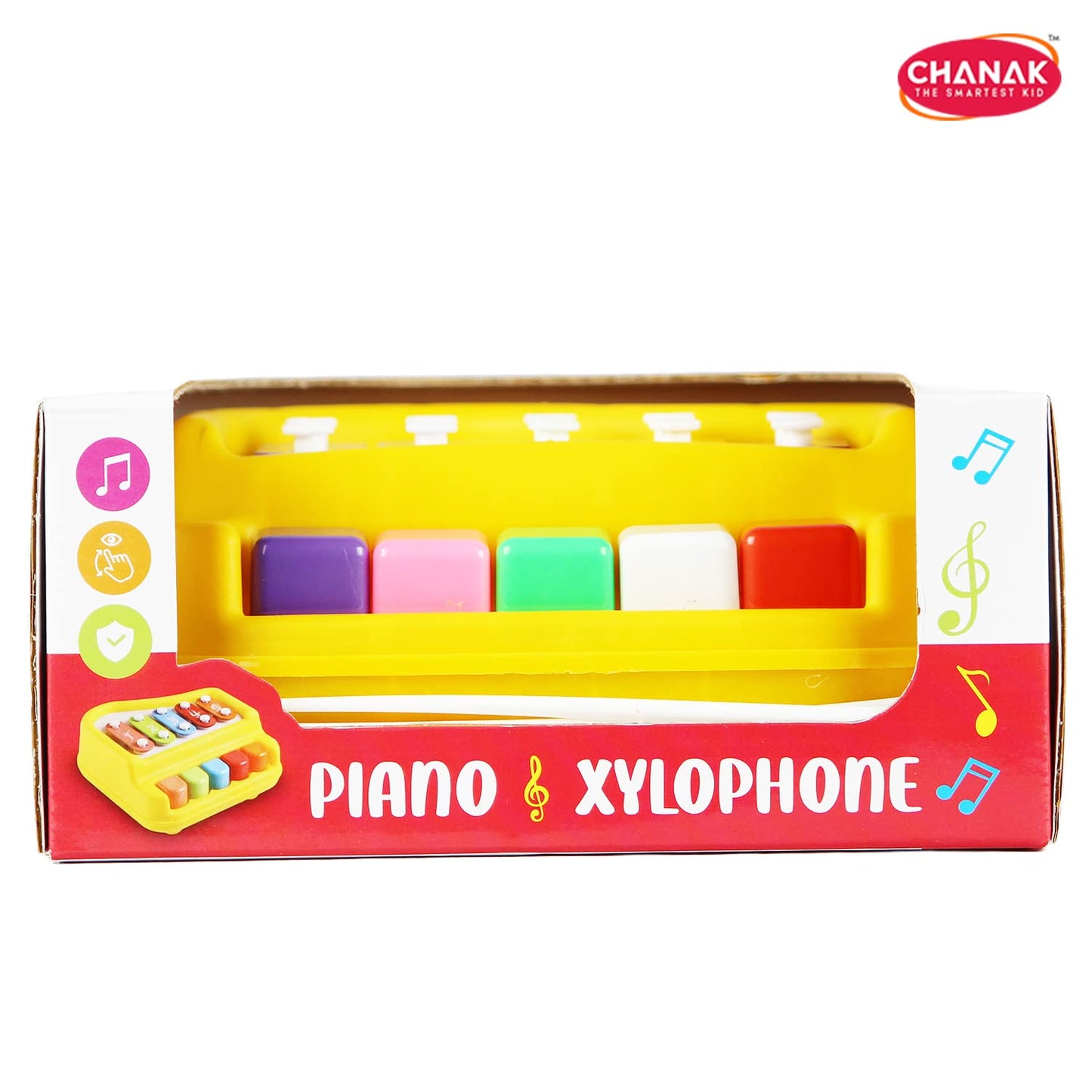 Chanak Musical Xylophone Piano Toy for Kids (Yellow)