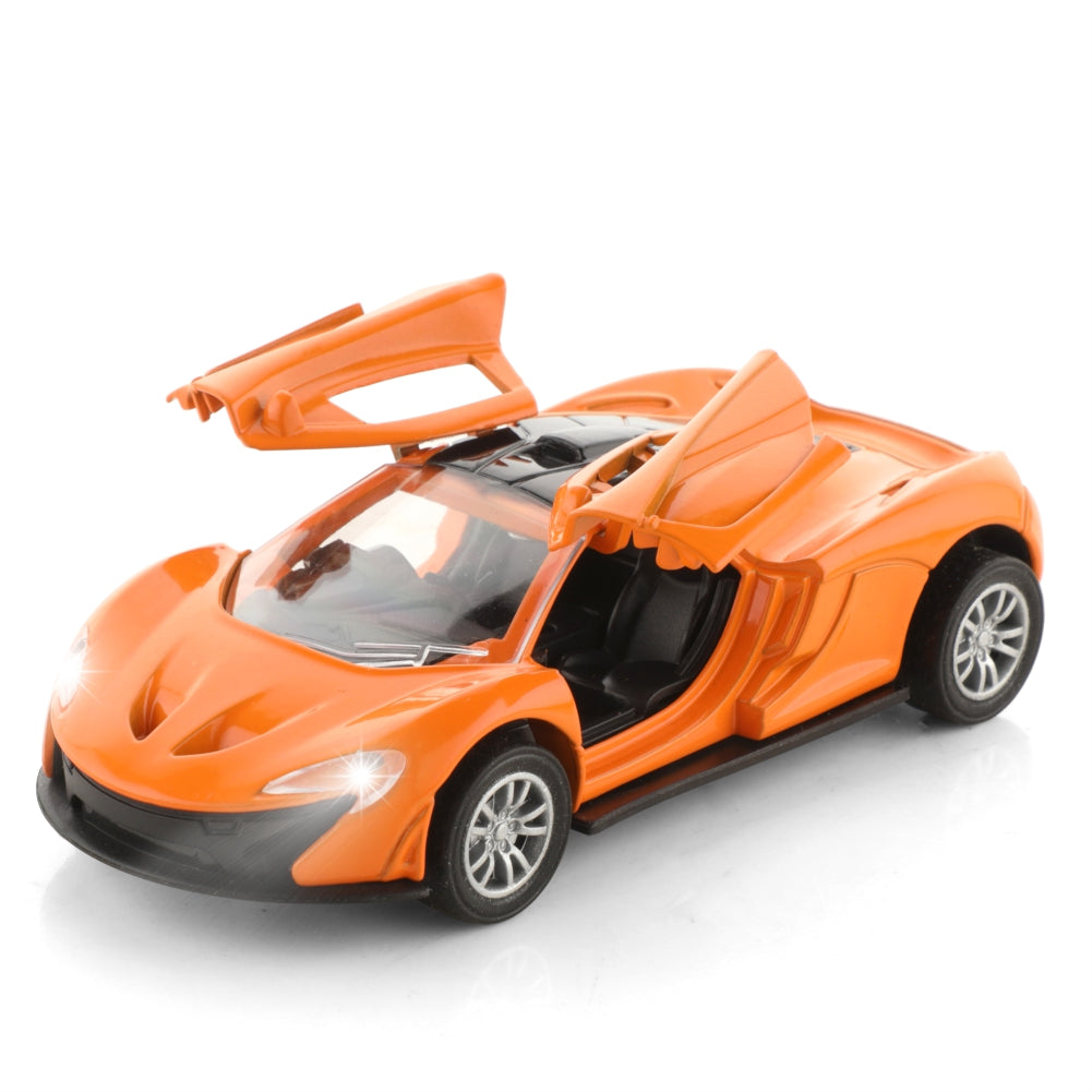 Chanak Premium Metal Die Cast Sports Racing Car Toy Orange Aditi Toys