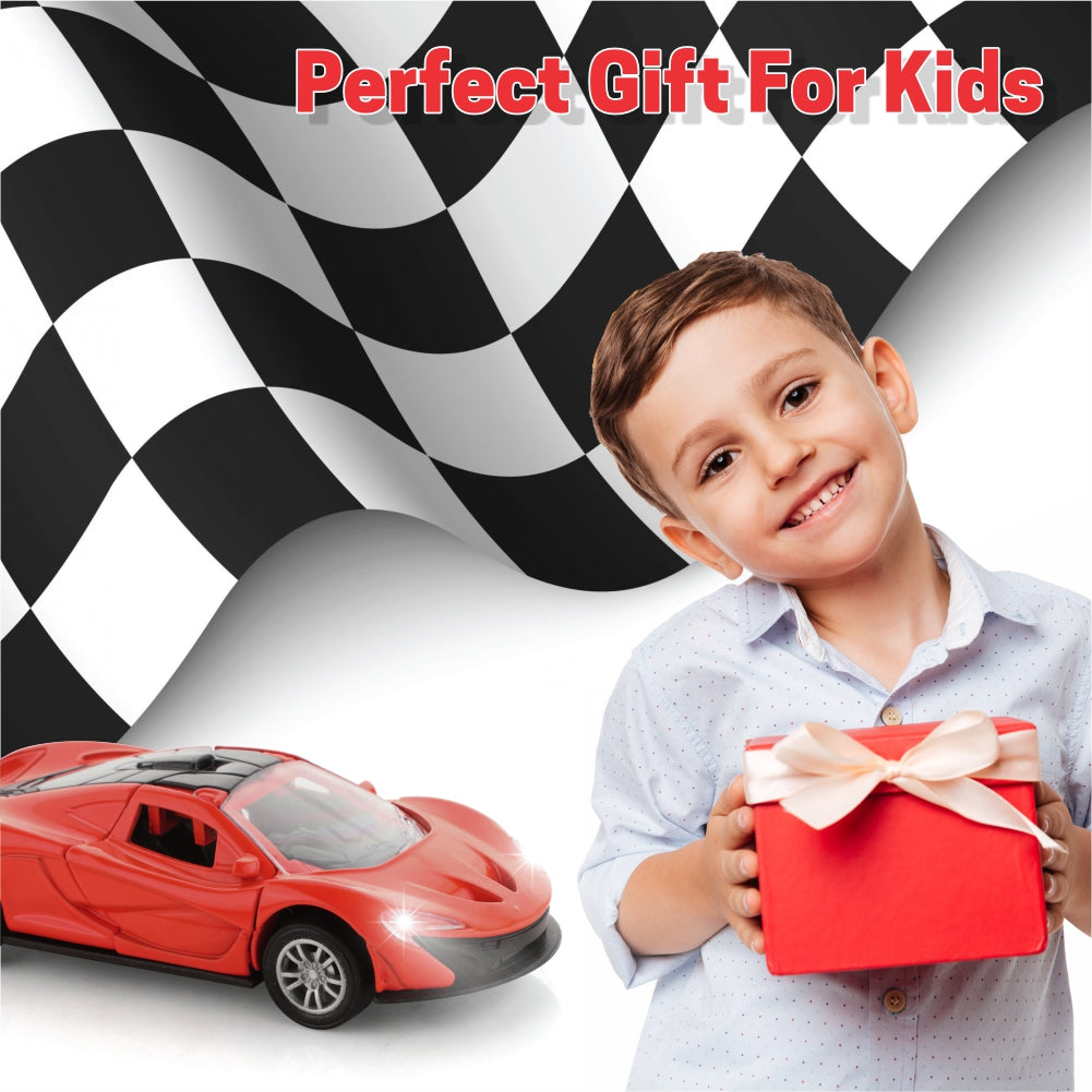 Chanak Premium Metal Die-Cast Sports Racing Car Toy (Red)