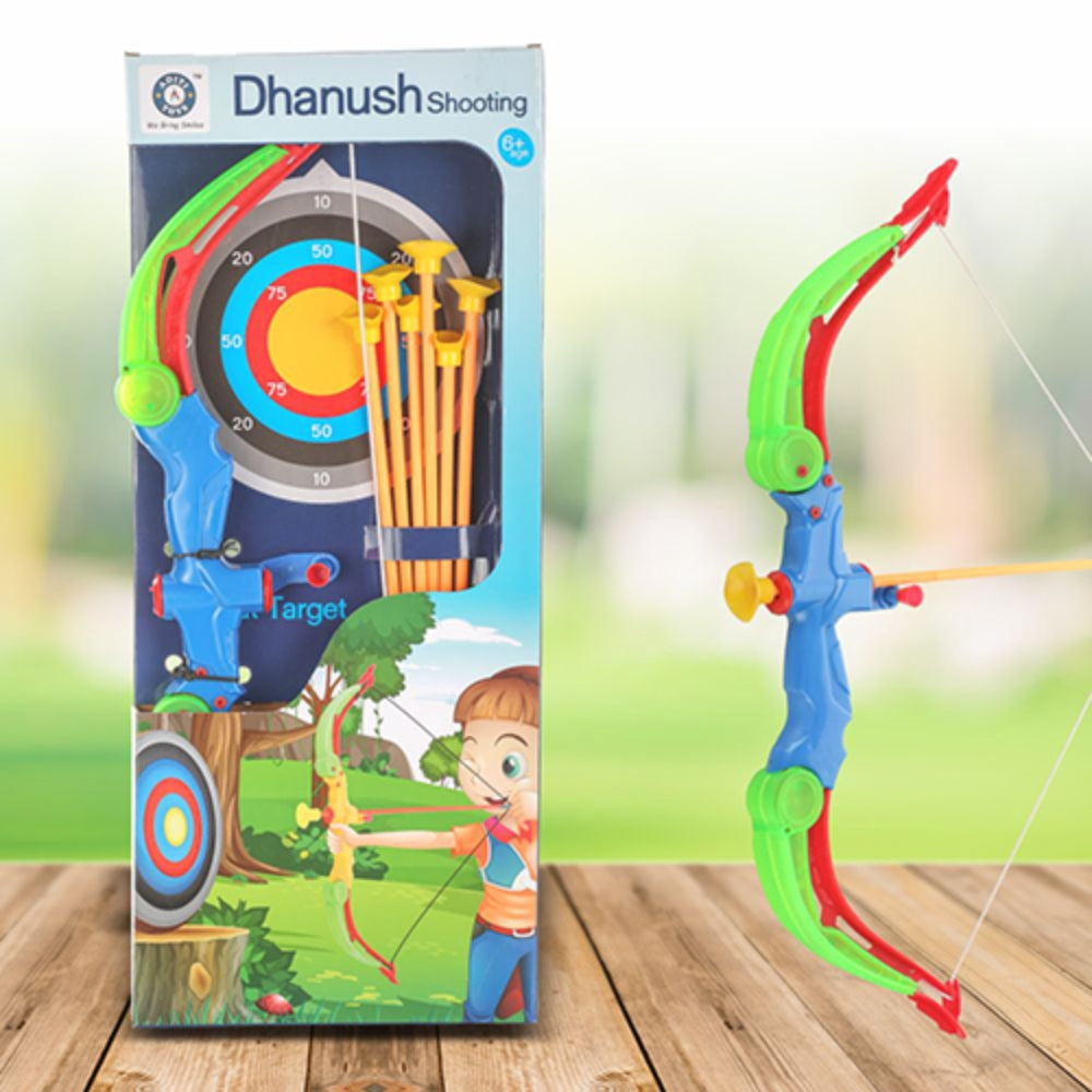 Chanak's Light-Up Pull Back Bow & Arrow - Classic Archery Toy Set for Kids