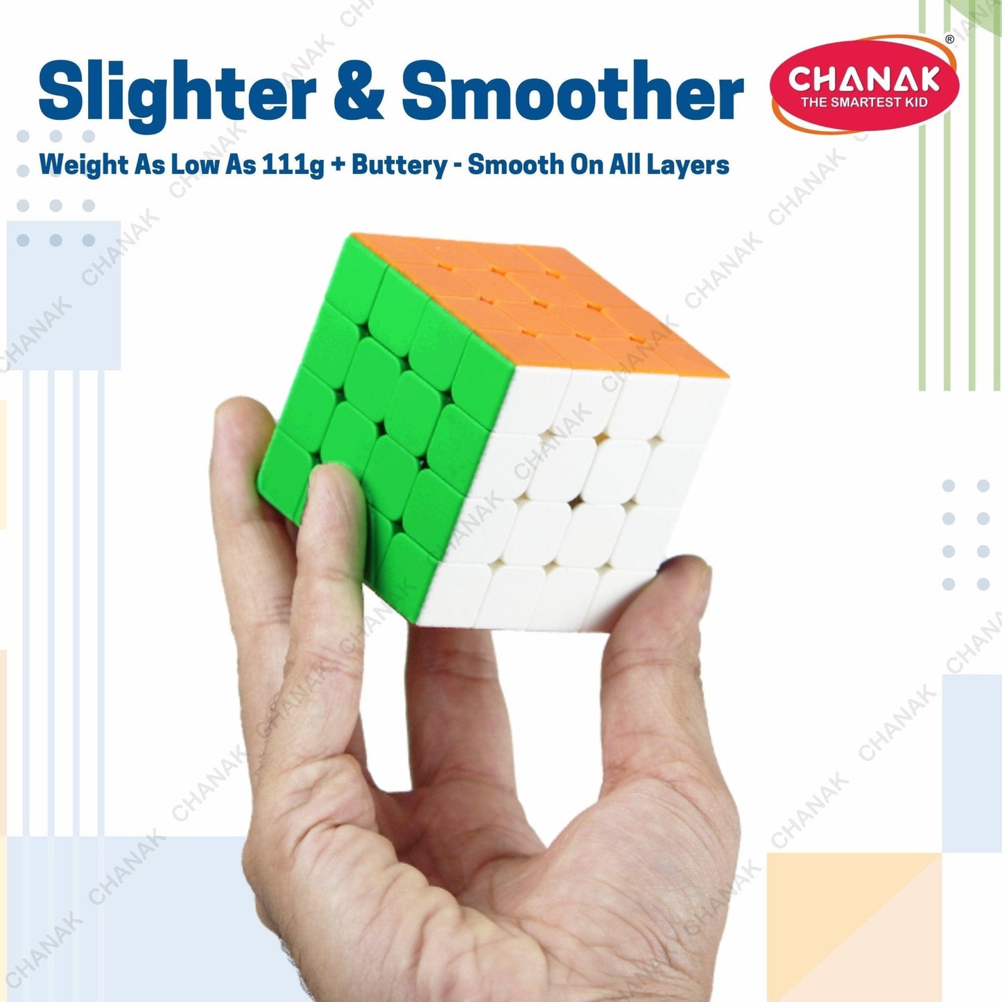 Chanak 4x4 Cube - Rubic Puzzle for Kids - chanak