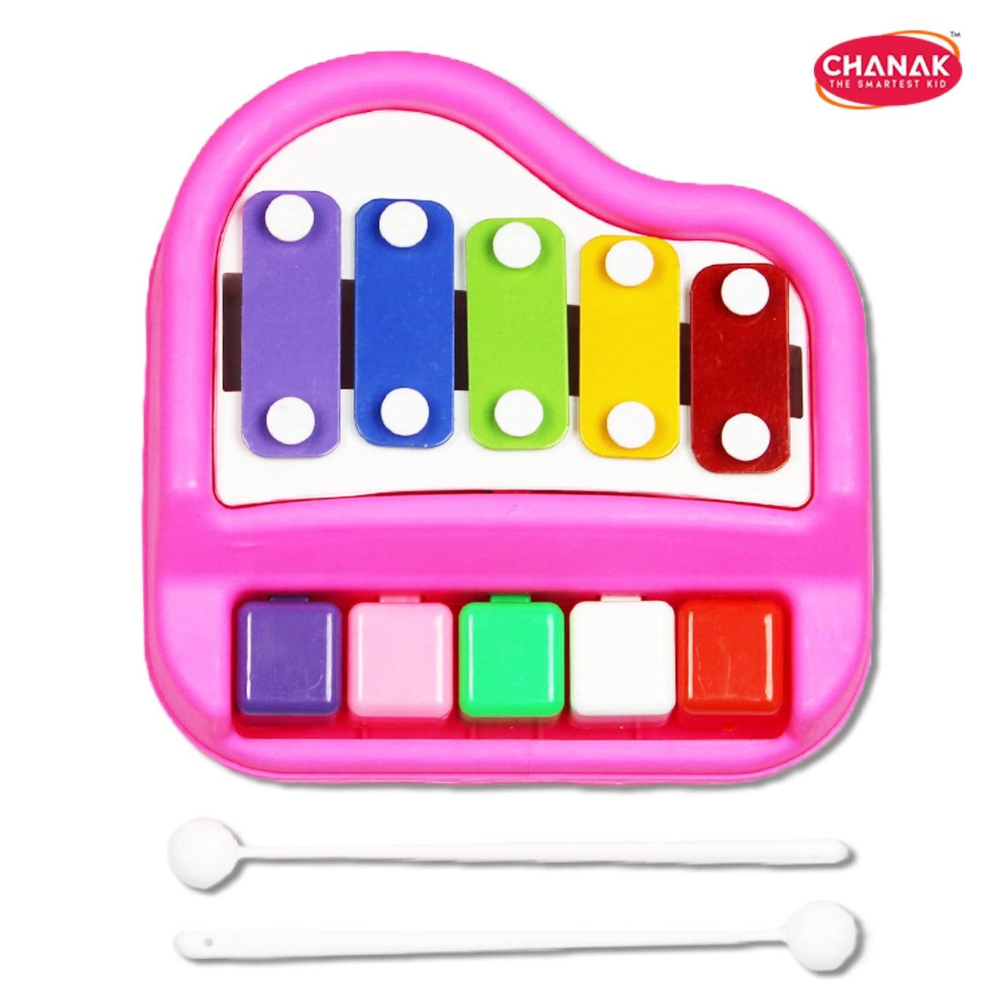 Chanak Musical Xylophone Piano Toy for Kids (Pink)