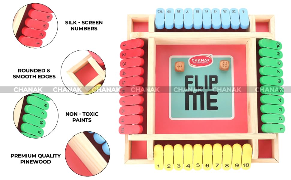 Chanak Flip Me Dice Multiplayer Game for Kids & Adults