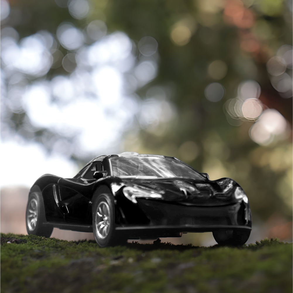 Chanak Premium Metal Die-Cast Sports Racing Car Toy (Black)