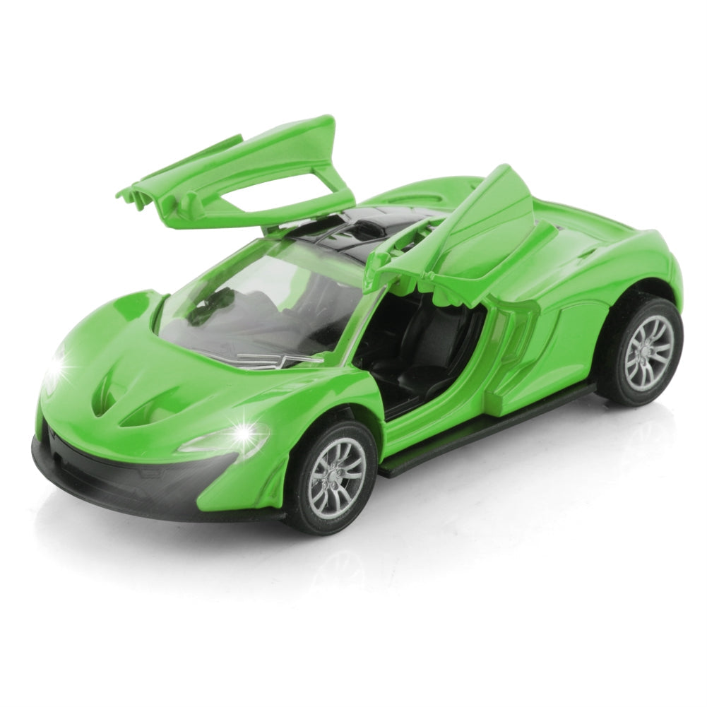 Chanak Premium Metal Die-Cast Sports Racing Car Toy (Green)