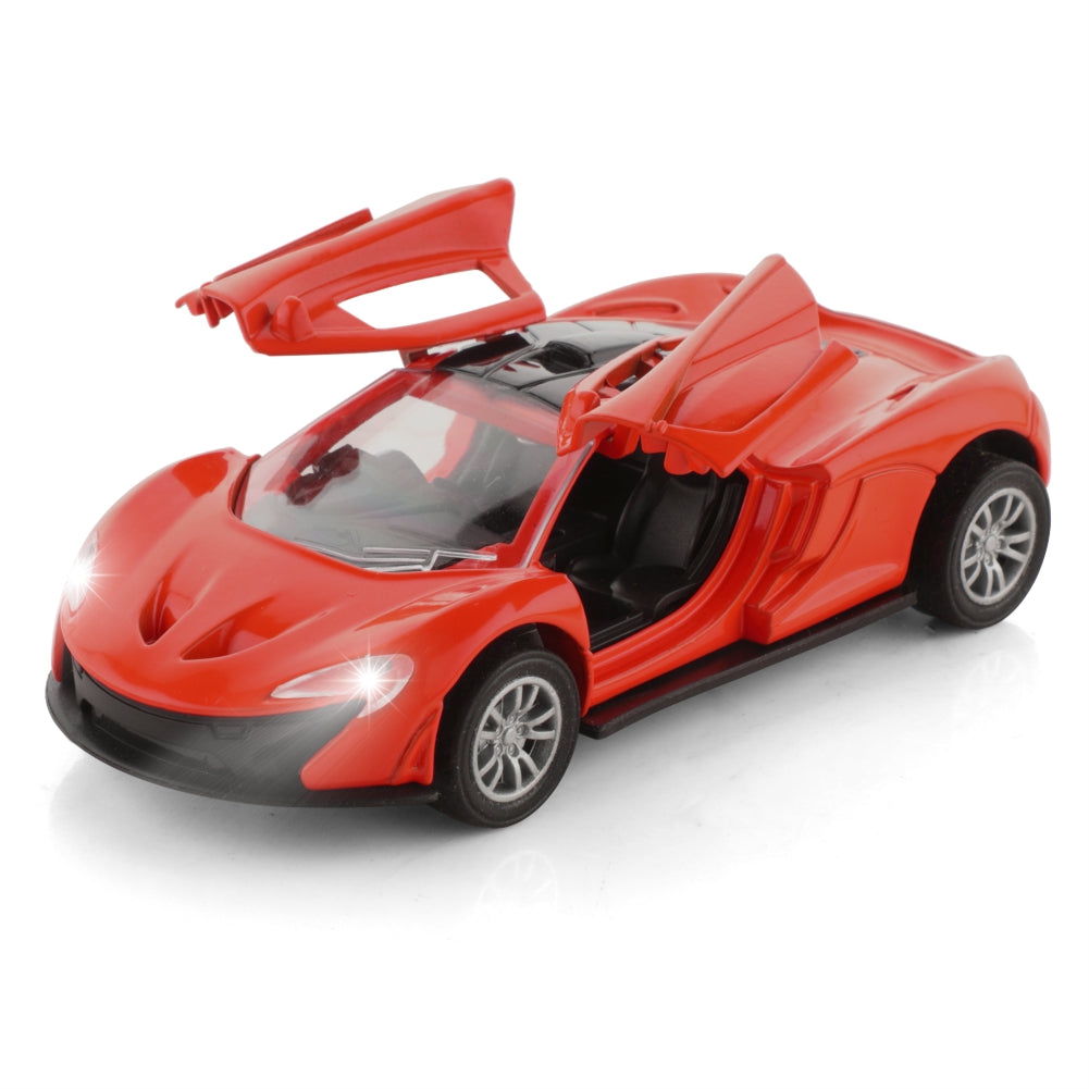 Chanak Premium Metal Die-Cast Sports Racing Car Toy (Red)