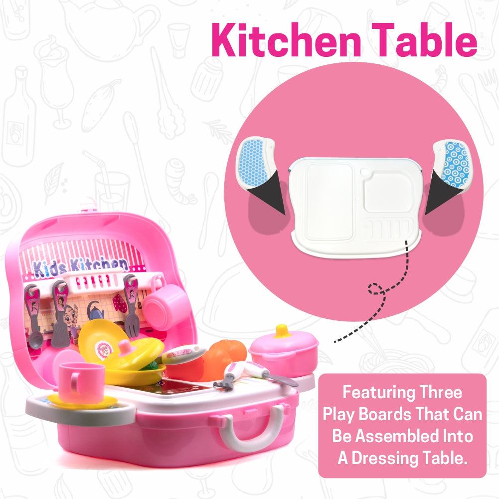 Chanak Kitchen Set for kids - Cooking Set (18 Pieces)