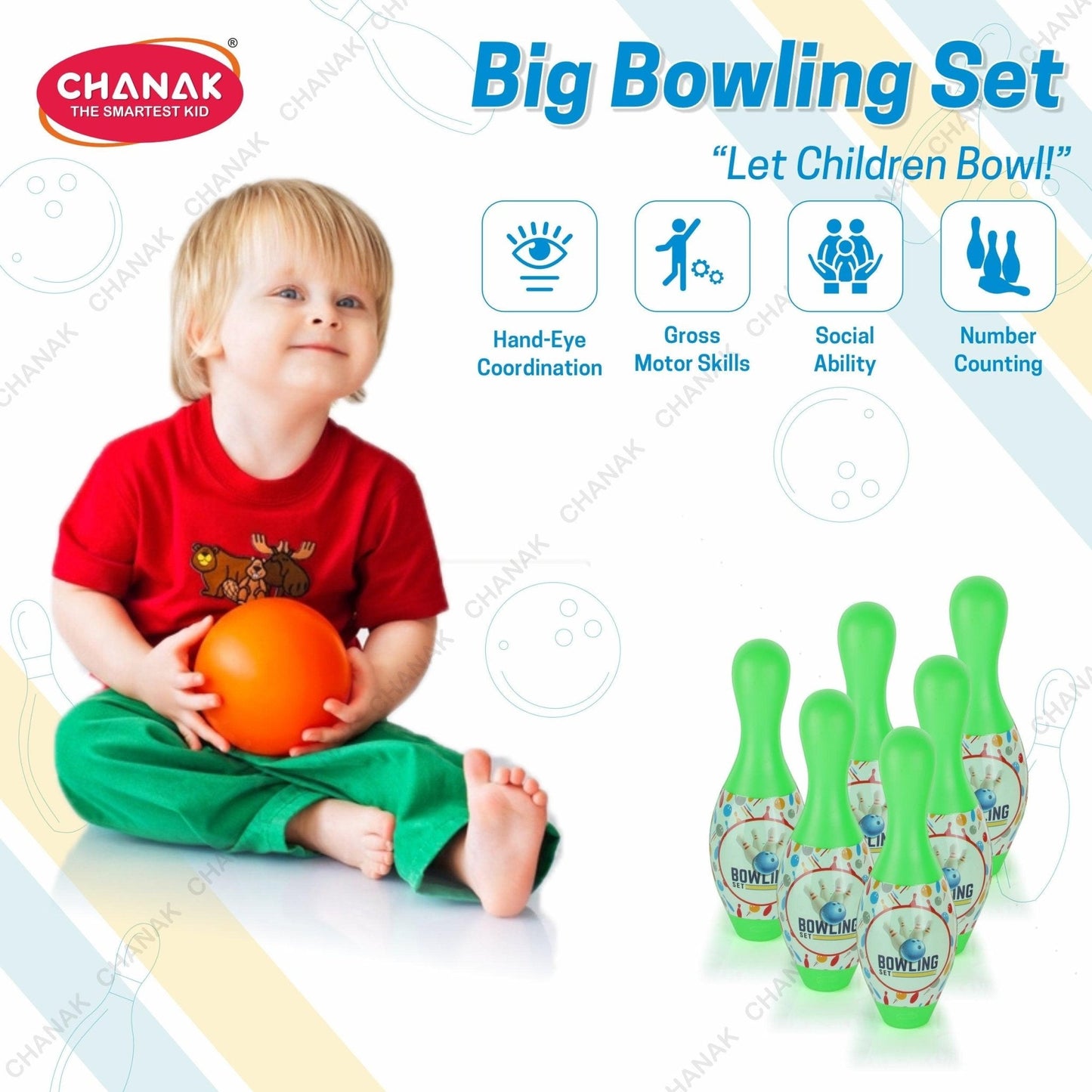 Chanak Big Bowling Game Set (Green) - chanak