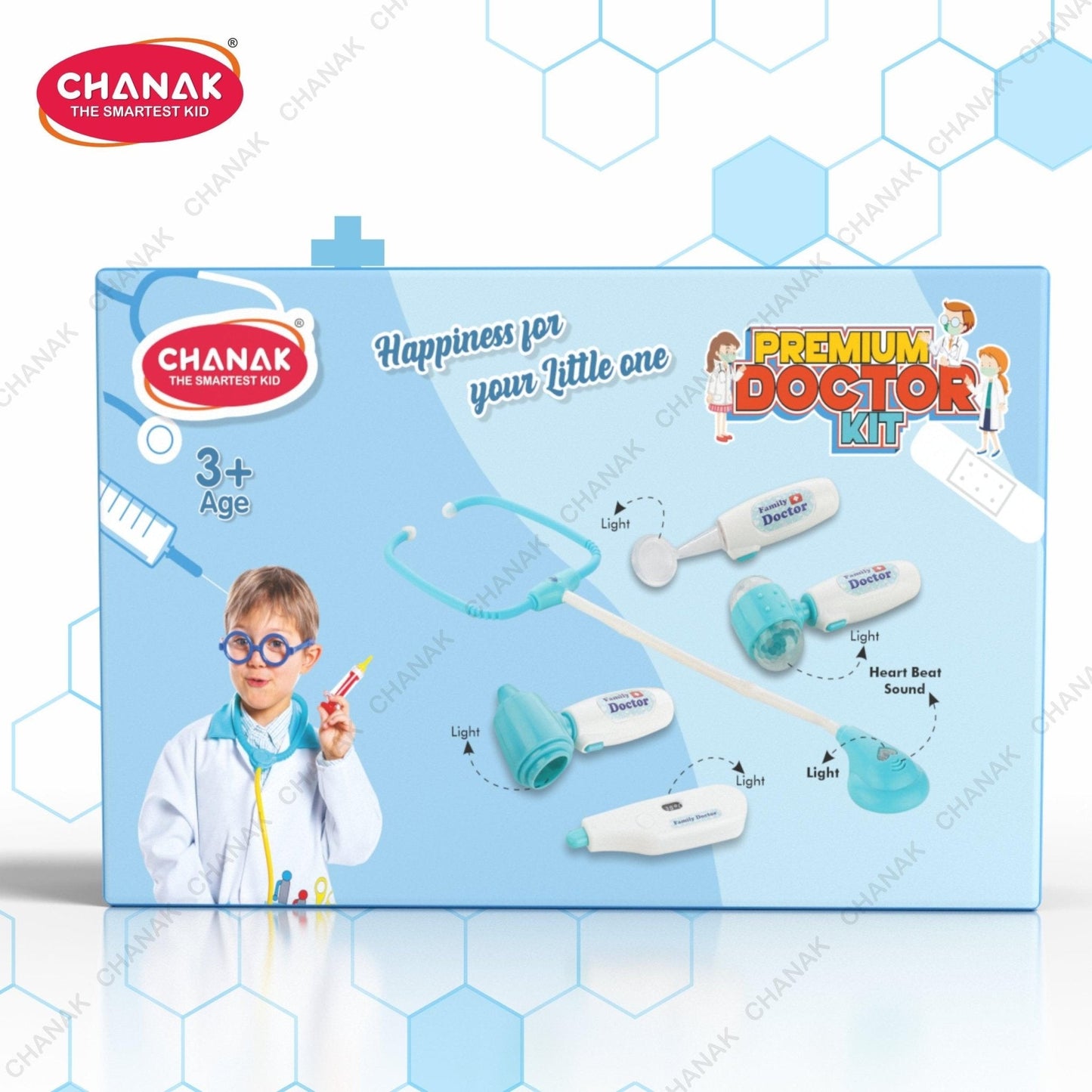 Chanak Premium Doctor Set for Kids - 10 Piece (Pink) - chanak