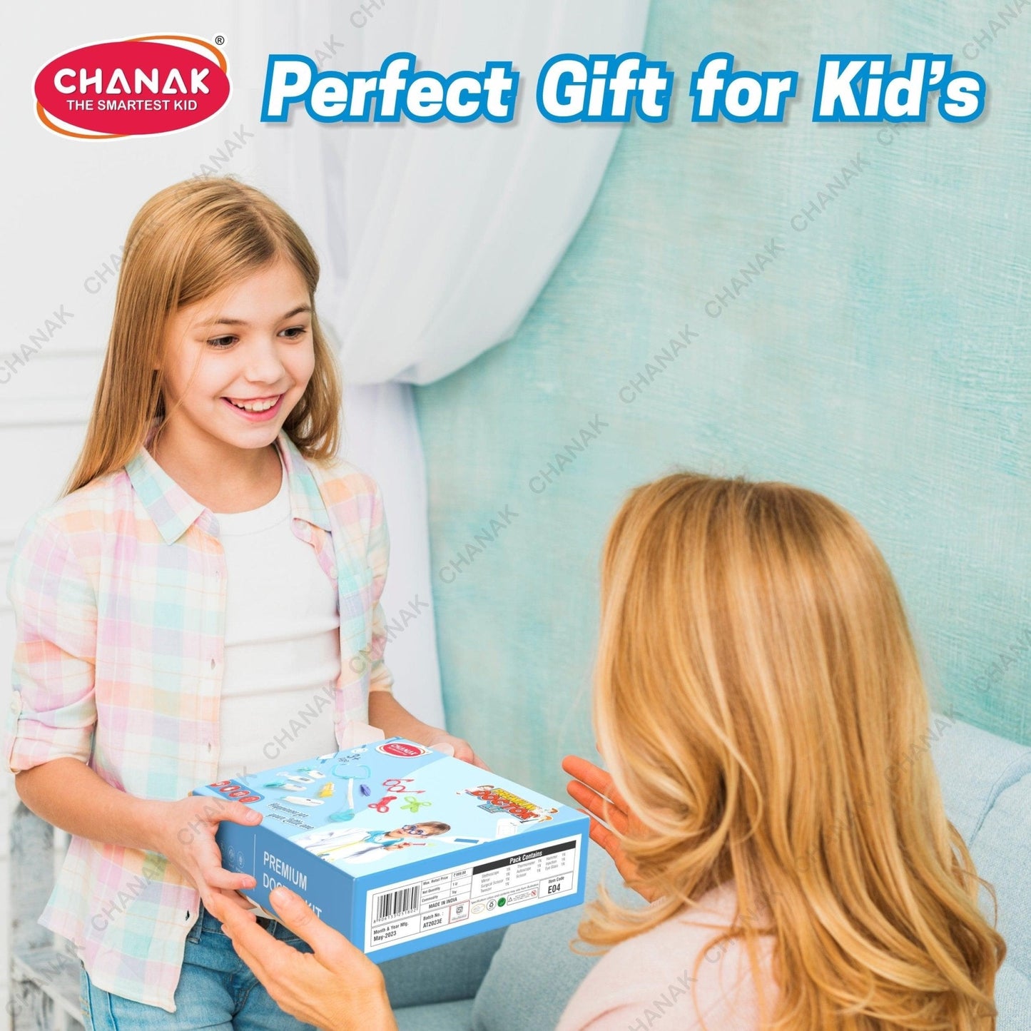 Chanak Premium Doctor Set for Kids - 10 Piece (Sky Blue) - chanak