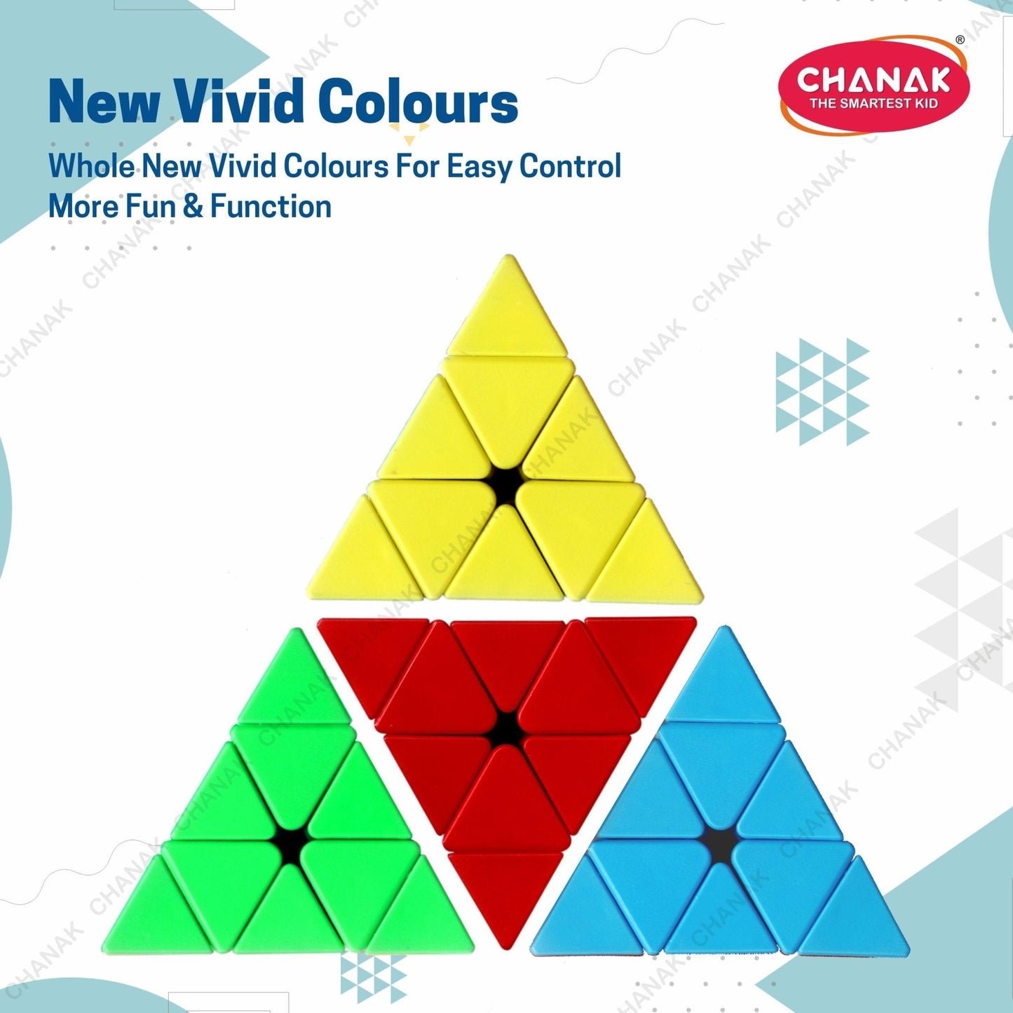 Chanak Triangle Pyramid Cube for Kids - chanak